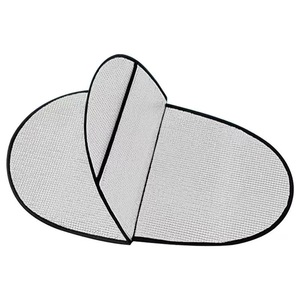 Pare-soleil universel pliable en aluminium pour voiture, isolation thermique, protection quatre saisons pour vitres latérales - Product Image 1