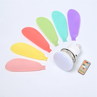 Nouveau E27 ventilateur en forme de fleur lumière gradation en continu silencieux vent fort chambre salon plafond utilisation