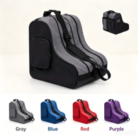 Vente en gros de sac pour patins à roulettes multifonctionnel sac pour patins à glace de haute qualité avec fermeture éclair et épaule