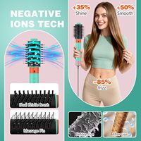 Sèche-cheveux professionnel 6-en-1 en plastique ABS, fabriqué en Chine, moteur AC ionique haute vitesse 110 000 tr/min, pour salon de coiffure, cadeau pour fille