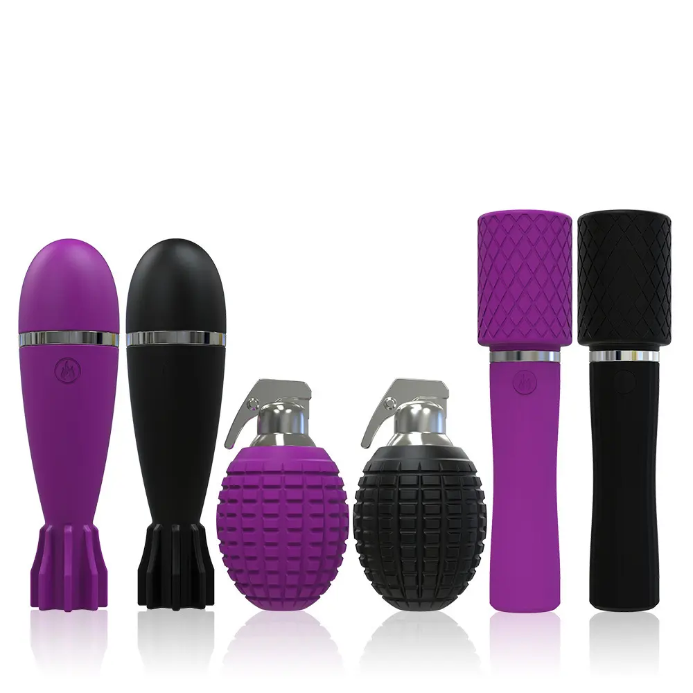 New hand grenade series super female male vibrator USB jump egg massager adult sex toy