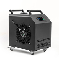 Refroidisseur de récupération de 1,5 ch pour bain de glace Refroidisseur d'eau à base en acier inoxydable Bain de glace pour intérieur et extérieur