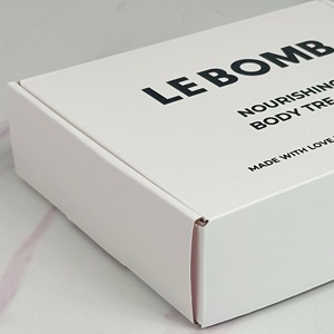 Mẫu miễn phí bán buôn thư mục sóng máy bay Hộp Tùy chỉnh in logo hộp Bưu Chính bao bì các tông vận chuyển bưu phẩm bao bì - Product Image 3