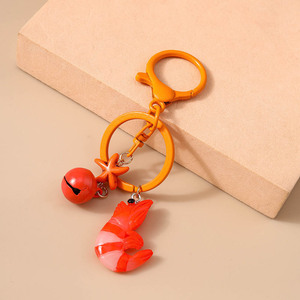 Chaveiro de Camarão Criativo em Resina para Mulheres, Homens e Crianças, Acessório de Moda Fofo para Bolsa, Chave de Carro, Estojo de Airpods e Joias - Product Image 1