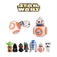 Pendrive en Oferta, Memoria USB con Diseño de Dibujos Animados, Unidad Flash Star Wars, 500mb, 4gb, 8gb, 16g, 32, 64 Gb, Unidad USB 2.0