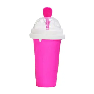 DD006 Zomer Pinch Snelle Squeeze Cooling Fles Freeze Pinch Ice Smoothie Cup Met Deksel Maken Smoothie Cup
