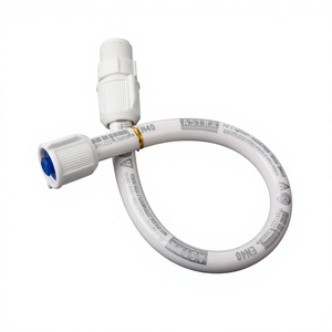 <span class=keywords><strong>Tuyau</strong></span> flexible tressé en acier inoxydable personnalisé HONGKE avec tube intérieur en <span class=keywords><strong>PVC</strong></span> pour <span class=keywords><strong>raccord</strong></span> de robinet d'eau et accessoires de connexion de robinet de salle de bain - Product Image 1