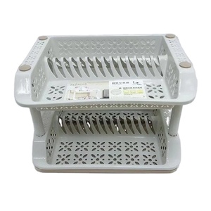 <span class=keywords><strong>Escurridor</strong></span> <span class=keywords><strong>de</strong></span> <span class=keywords><strong>Platos</strong></span> <span class=keywords><strong>de</strong></span> Plástico <span class=keywords><strong>de</strong></span> 2 Niveles para Cocina, Bandeja <span class=keywords><strong>de</strong></span> Almacenamiento, <span class=keywords><strong>Escurridor</strong></span> <span class=keywords><strong>de</strong></span> Cubiertos - Product Image 3