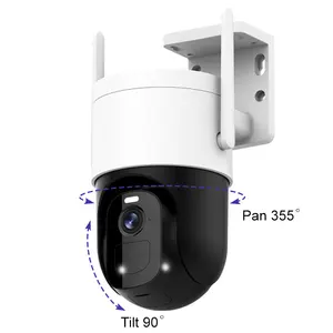 Cámara de seguridad ip de alta resolución, sistema de videovigilancia conectado a teléfono móvil, 360 grados