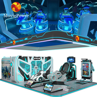 Zone de divertissement en réalité virtuelle, jeux vidéo, parc à thème VR, machine de parc d'attractions intérieur, simulateur de cinéma 9D, équipement de jeu VR