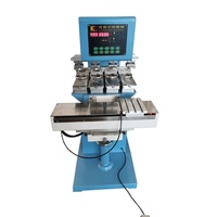 Impresora Neumática Semiautomática de 4 Colores para Grabado, Nueva Impresora de Etiquetas Multicolor con Motor de Impresión por Microcomputadora