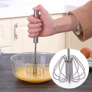 Batidora de Huevos de Acero Inoxidable, Mini Batidora de Crema Semiautomática, Pequeña, Mediana y Grande, Utensilio de Cocina para el Hogar - Product Image 3