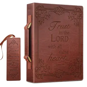 Verbesserte Sublimation Bibel tasche Bibel Buch umschlag Bibel Trage tasche Perfektes Geschenk für Männer Leder Trage tasche