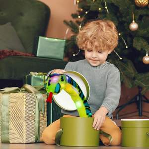 Jouet en peluche <span class=keywords><strong>de</strong></span> serpent réaliste <span class=keywords><strong>de</strong></span> 40 pouces avec éclairage LED pour blagues pratiques - Product Image 5