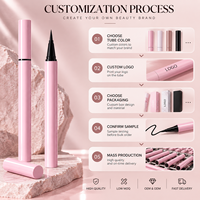 Crayon Eyeliner Précision Longue Durée Imperméable Léger et Lisse Maquillage Cosmétique Marque Privée Eyeliner Noir Vente en Gros