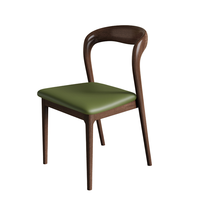 Chaises de salle à manger nordiques en bois massif pour ménage petit appartement Restaurant hôtel caoutchouc bois crème Style chaise tabouret souple