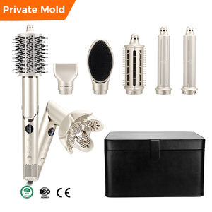 Set di <span class=keywords><strong>Styler</strong></span> ad aria calda <span class=keywords><strong>Multi</strong></span> stile 8 in 1 spazzola per asciugacapelli pieghevole per capelli e arricciacapelli rotante - Product Image 2