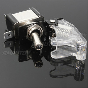 <b>12V</b> 20A Auto Car Toggle <b>Switch</b> Boat Marine Heavy Duty Flick <b>Switches</b> with LED White Light - Product Image 4
