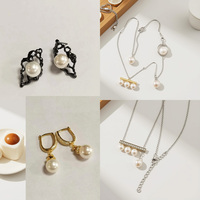 Collier en argent sterling 925 plaqué rhodium avec perle de coquillage, élégant et polyvalent pour un usage quotidien