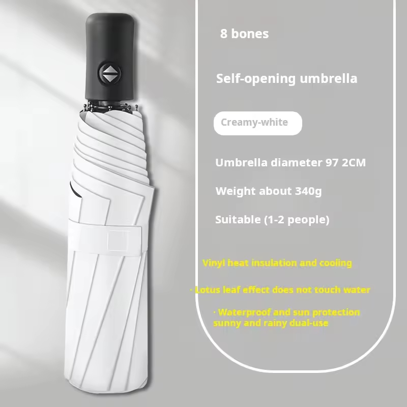 Parapluie automatique 8K (Blanc)