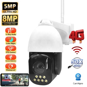 <span class=keywords><strong>Caméra</strong></span> <span class=keywords><strong>de</strong></span> sécurité PTZ CCTV <span class=keywords><strong>4K</strong></span> 5MP 8MP CMOS <span class=keywords><strong>Sony</strong></span> IMX415 WiFi 4G IP avec suivi humain, zoom optique 50X, vision nocturne couleur laser 100M IR - Product Image 1
