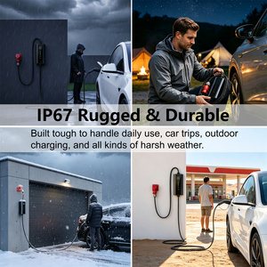 Chargeur portable EV 11 kW 16 A, chargeur domestique AC Type 2 GBT, longueur personnalisable de 3,5 m <span class=keywords><strong>à</strong></span> 20 m, chargeur de <span class=keywords><strong>voiture</strong></span> électrique pour la maison - Product Image 4