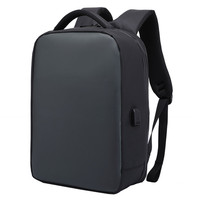 Anhui 367 Nueva Tendencia, Mochila de Nailon Negra con Pantalla Dinámica Digital con Control Wifi, Mochila Inteligente con Pantalla LED