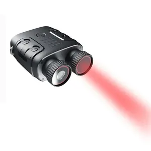 Outdoor 2023 IR Night Vision Binocular: 1080P FHD Night Hunting Camera 300m Range 5X Zoom Max 128GB TF Card
