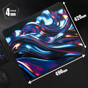 แผ่นรองเมาส์สำหรับเล่นเกมนีออนอีคลิปส์ |   ดีไซน์ต้นฉบับจาก DotAndZ - Product Image 1