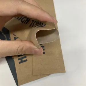 Impressão digital papel sachê compostabe pacotes pequena amostra bolsa para loção rosto creme óleo embalagens