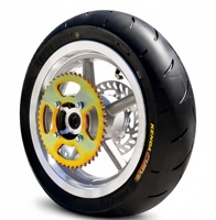 HSKABIN Nouveau pneu de rechange tout-terrain 120/70-12 et 110/70-12 pour moto Razor/T E-bike