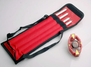 Prisma de Vidro de Ângulo Reto ZHYQ GMP111, Equipamento de Topografia Mini, Lente Micro de Quatro Polos 17.5mm para Estação <span class=keywords><strong>Total</strong></span>, Prata/Cobre - Product Image 2