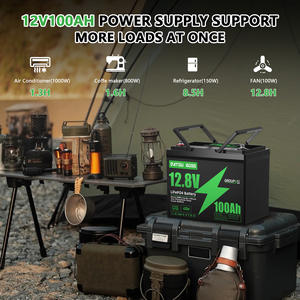 <span class=keywords><strong>PL</strong></span> 欧盟库存 无税 LiFePO4 电池 12V 100Ah 深循环 内置 BMS 5 年寿命 适用于房车/太阳能电池板/钓鱼船马达/露营车 - Product Image 6