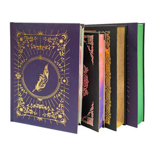 인쇄 공장 사용자 정의 책 풀 컬러 인쇄 서비스 페인트 스프레이 가장자리 소설 인쇄 책으로 하드 커버 책 - Product Image 1