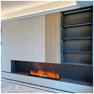 Vapor de agua independiente niebla fuego vapor <span class=keywords><strong>chimenea</strong></span> <span class=keywords><strong>Cassette</strong></span> Artificial 3D humidificador <span class=keywords><strong>chimenea</strong></span> eléctrica con luz Led 1500mm - Product Image 3