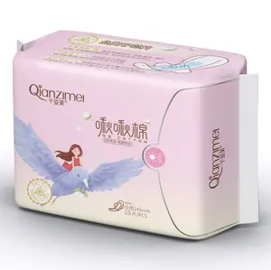 Toallitas sanitarias desechables para uso menstrual, película de pe, compresas higiénicas ultraligeras para Hermanas