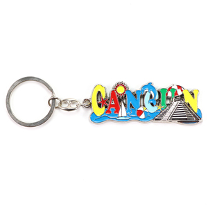 Porte-clés souvenir personnalisé avec logo, ville de Mexico, <span class=keywords><strong>Cancun</strong></span>, souvenir de <span class=keywords><strong>plage</strong></span>, souvenir touristique, lettre en métal - Product Image 2