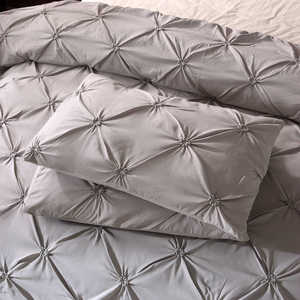Ensemble de housse de <span class=keywords><strong>couette</strong></span> Queen, 3 pièces - Broderie élastique, housse de <span class=keywords><strong>couette</strong></span> en microfibre de luxe, <span class=keywords><strong>couette</strong></span> en <span class=keywords><strong>duvet</strong></span>, tissu confortable - Product Image 5