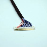Wavelink 30-Pin 10064 32AWG LVDS-Kabel für Videodisplay-Bildschirm PVC-Kabelbaum für Motorrad Automobil Elektronik