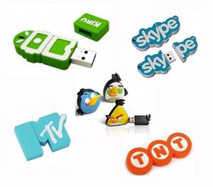 Memoria USB 3D de Silicona Personalizada de Alta Velocidad - USB 2.0/Micro USB Resistente con Diseño de Dibujos Animados en Varios Colores, Regalos Promocionales - Product Image 6