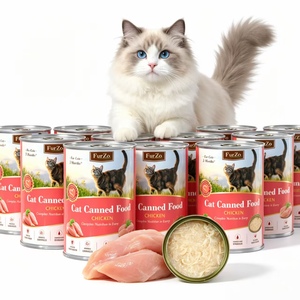 Comida Enlatada para Gatos con Gelatina de Pollo 400g, Alimento Completo y Equilibrado, Alto <span class=keywords><strong>en</strong></span> Proteínas, Sin Granos, para Todas las Edades, Refuerza la Inmunidad e Hidratación, OEM - Product Image 1