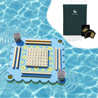 Table de Mahjong Flottante Portable Moderne en EVA Étanche, Plateau de Jeu Aquatique en Mousse Durable pour Piscine, Jardin, Lac, Mahjong, Poker