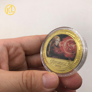 Moneda en relieve <span class=keywords><strong>de</strong></span> oro <span class=keywords><strong>de</strong></span> <span class=keywords><strong>la</strong></span> serie <span class=keywords><strong>de</strong></span> películas artesanales <span class=keywords><strong>de</strong></span> metal <span class=keywords><strong>de</strong></span> alta calidad al por mayor a <span class=keywords><strong>la</strong></span> venta - Product Image 5