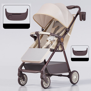 Passeggino XCD K3 Leggero Pieghevole con Telaio in Lega di Alluminio, Sistema da Viaggio Aereo, Carico Massimo 20KG, Design a Uovo - Product Image 1