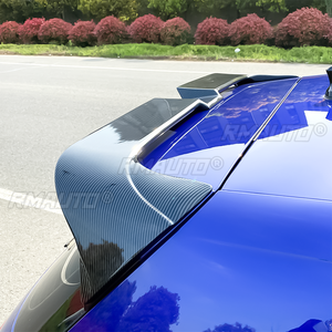 Aileron de coffre arrière aspect carbone pour Volkswagen Golf 8 MK8 2020-2023, séparateur de toit arrière, kit carrosserie - Product Image 4
