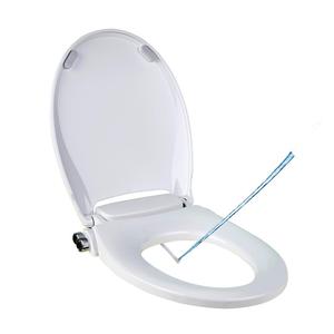 Abattant de toilette avec bidet à eau chaude et froide de forme ronde - Product Image 1
