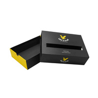 Boîtes de lingerie de luxe Boîtes d'emballage pour soutiens-gorge à tiroir avec LOGO UV Boîte cadeau personnalisée à tiroir coulissant en papier rigide et dur pour sous-vêtements