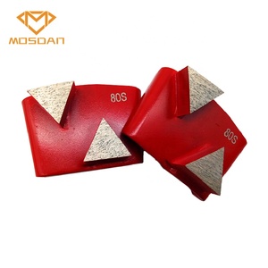 Ez Change Double Sharp Triangle <strong>Segments</strong> <strong>Diamond</strong> Concrete <strong>Grinding</strong> Blades - Product Image 2