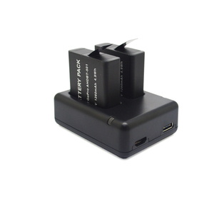 Aftermarket kép sạc pin sạc cho <span class=keywords><strong>Gopro</strong></span> thể thao hành động máy ảnh tương thích với anh hùng 7 6 <span class=keywords><strong>5</strong></span> màu đen bạc & trắng - Product Image 4