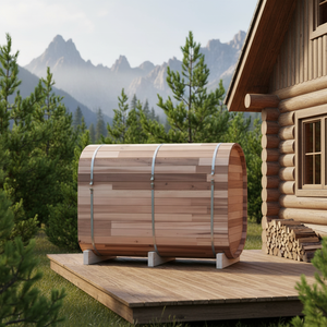 خشب الأرز الأحمر الكندي/الشوح الصيني لساونا خارجية فاخرة في المساحات الكبيرة - Product Image 4